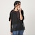 【WEB限定】＜at ease＞イレヘム レース ドッキング ショートスリーブ カットソー