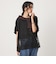 【WEB限定】＜at ease＞イレヘム レース ドッキング ショートスリーブ カットソー
