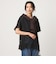 【WEB限定】＜at ease＞イレヘム レース ドッキング ショートスリーブ カットソー