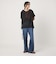 【WEB限定】＜at ease＞イレヘム レース ドッキング ショートスリーブ カットソー