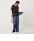【WEB限定】＜at ease＞イレヘム レース ドッキング ショートスリーブ カットソー