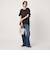 【WEB限定】＜at ease＞イレヘム レース ドッキング ショートスリーブ カットソー