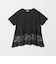 【WEB限定】＜at ease＞イレヘム レース ドッキング ショートスリーブ カットソー