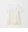 【WEB限定】＜at ease＞レースキャミ × Tシャツ セット