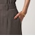 ネップツイル ストレート パンツ マシンウォッシャブル