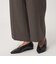 ネップツイル ストレート パンツ マシンウォッシャブル