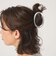 ＜To b. by agnes b.コラボ＞ロゴ ヘアクリップ（オーバル）