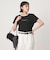 ＜To b. by agnes b.コラボ＞ロゴ リンガー Tシャツ