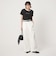 ＜To b. by agnes b.コラボ＞ロゴ リンガー Tシャツ