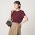 ＜To b. by agnes b.コラボ＞ロゴ リンガー Tシャツ