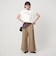 ＜To b. by agnes b.コラボ＞ロゴ フレンチスリーブ Tシャツ