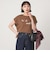 ＜To b. by agnes b.コラボ＞ロゴ フレンチスリーブ Tシャツ