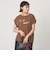 ＜To b. by agnes b.コラボ＞ロゴ フレンチスリーブ Tシャツ