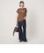 ＜To b. by agnes b.コラボ＞ロゴ フレンチスリーブ Tシャツ
