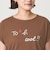＜To b. by agnes b.コラボ＞ロゴ フレンチスリーブ Tシャツ