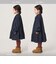 デニム スタンドカラー フリル ワンピース / キッズ 100cm-160cm
