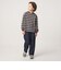 フトピッチ ボーダー ロングスリーブ Tシャツ / キッズ 100cm-160cm