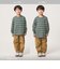 フトピッチ ボーダー ロングスリーブ Tシャツ / キッズ 100cm-160cm