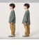 フトピッチ ボーダー ロングスリーブ Tシャツ / キッズ 100cm-160cm