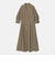 ［size SHORTあり］シャツ襟 フィット＆フレア タック 5分袖 ワンピース