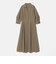 ［size SHORTあり］シャツ襟 フィット＆フレア タック 5分袖 ワンピース