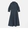 ［size SHORTあり］シャツ襟 フィット＆フレア タック 5分袖 ワンピース