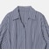 ［size SHORTあり］シャツ襟 フィット＆フレア タック 5分袖 ワンピース