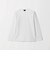 オーガニック コットン ポンチ クルーネック 長袖 Tシャツ