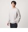 オーガニック コットン ポンチ クルーネック 長袖 Tシャツ