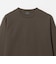 オーガニック コットン ポンチ クルーネック 長袖 Tシャツ