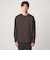 オーガニック コットン ポンチ クルーネック 長袖 Tシャツ