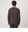 オーガニック コットン ポンチ クルーネック 長袖 Tシャツ