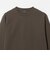 オーガニック コットン ポンチ クルーネック 長袖 Tシャツ