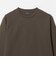 オーガニック コットン ポンチ クルーネック 長袖 Tシャツ