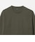 オーガニック コットン ポンチ クルーネック 長袖 Tシャツ