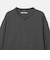 FINE BASIC ヴィンテージライク ヘンリーネック 長袖 カットソー Tシャツ
