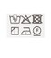 カット ジャガード 5分袖 ブラウス