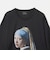 フェルメール クルーネック プリント 長袖 Tシャツ