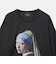 フェルメール クルーネック プリント 長袖 Tシャツ