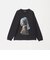 フェルメール クルーネック プリント 長袖 Tシャツ