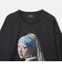 フェルメール クルーネック プリント 長袖 Tシャツ