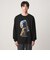フェルメール クルーネック プリント 長袖 Tシャツ