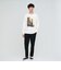 フェルメール クルーネック プリント 長袖 Tシャツ