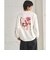 フェルメール クルーネック プリント 長袖 Tシャツ