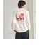 フェルメール クルーネック プリント 長袖 Tシャツ