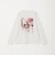 フェルメール クルーネック プリント 長袖 Tシャツ