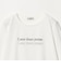 ロゴ  ロングスリーブ カットソー