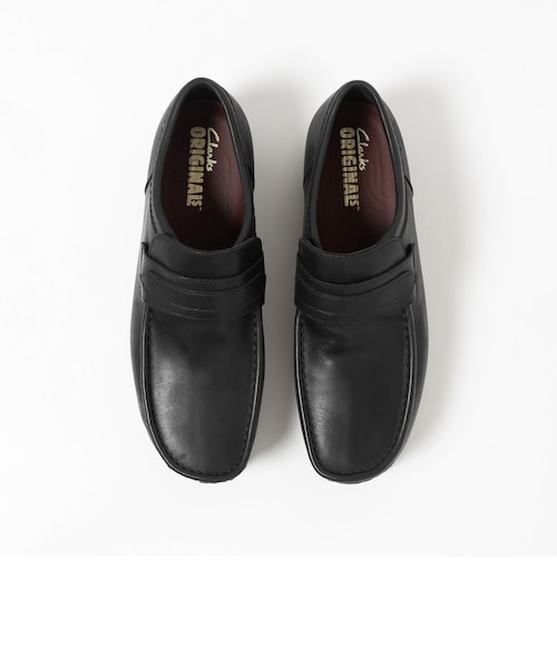 Clarks Originals＞ワラローファー ゴアテックス ブラック シューズ