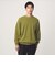 コットン カシミヤ ミラノリブ クルーネック ニット -ハンドウォッシャブル-