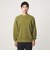 コットン カシミヤ ミラノリブ クルーネック ニット -ハンドウォッシャブル-
